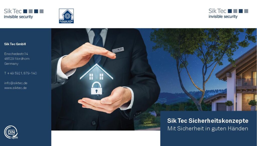 Bild mit Haus zum Einbruchschutz